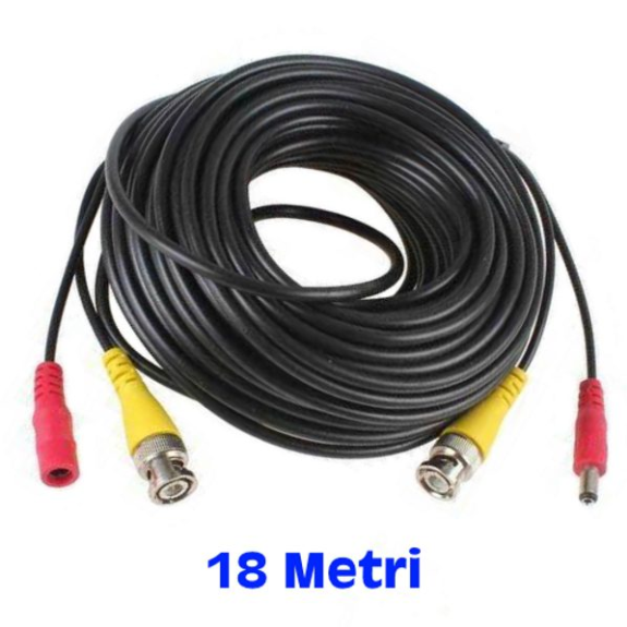 Cavo Video BNC + Plug Alimentazione - 18 metri-Leggi tutto