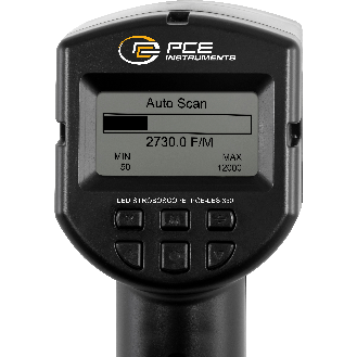 PCE Instruments Stroboskop PCE-LES 350 mit 144 LEDs |Messbereich 50 ... 12000 FPM |144 LEDs |Impulsweite bis 50 µs |IP20-Beschreibung lesen