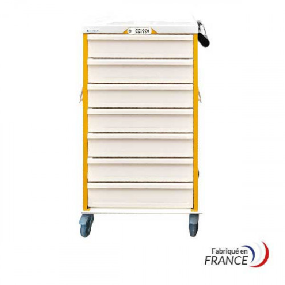 Chariot Novelo pour une distribution type escargots pour 42 résidents Chariot Novelo pour une distribution type escargots pour 42 résidents-Lire la description