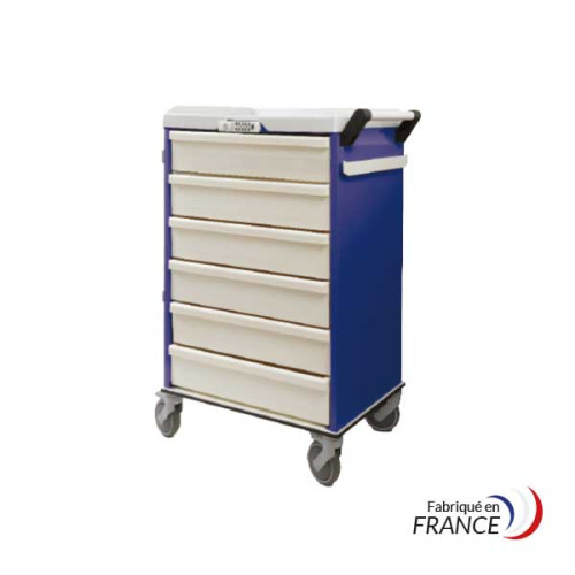 Chariot de distribution en aluminium pour 48 résidents-Lire la description