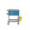 Chariot de soins Mdose équipé 2 tiroirs bleus Chariot de soins Mdose équipé 2 tiroirs bleus