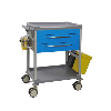 Chariot de soins Mdose équipé 2 tiroirs bleus