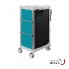 Chariot Caméléon 16 niveaux 1 tablette et 3 rails Chariot Caméléon 16 niveaux 1 tablette et 3 rails