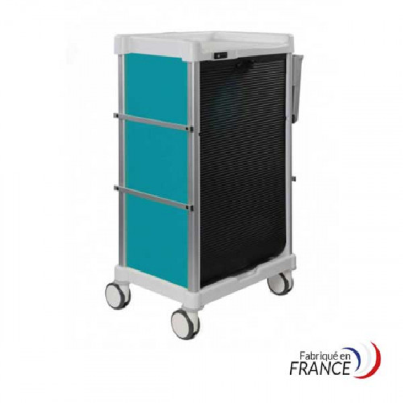 Chariot Caméléon 16 niveaux 1 tablette et 3 rails Chariot Caméléon 16 niveaux 1 tablette et 3 rails-Lire la description