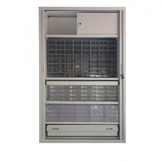 Armoire de service A13 équipée pour un stockage en dotation globale par spécialité-Lire la description
