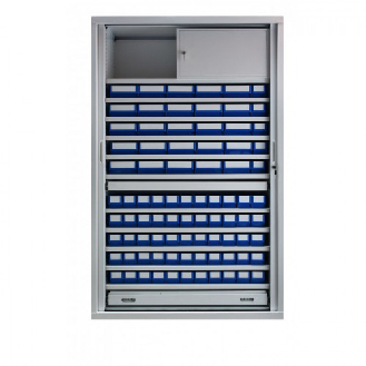 Armoire de service A14 équipée pour un stockage en dotation globale par spécialité-Lire la description