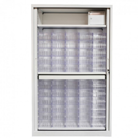 Armoire long séjour A3 équipée pour le stockage mensuel des médicaments de 55 résidents Armoire long séjour A3 équipée pour le stockage mensuel des médicaments de 55 résidents-Lire la description
