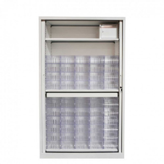 Armoire long séjour A4 équipée pour le stockage mensuel des médicaments de 50 résidents-Lire la description
