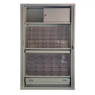 Armoire de service A15 équipée pour un stockage en dotation globale par spécialité-Lire la description