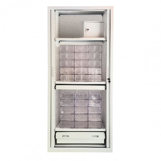 Armoire de service A16 équipée pour un stockage en dotation globale par spécialité-Lire la description