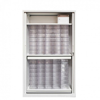 Armoire long séjour A5 équipée pour le stockage mensuel des médicaments de 70 résidents-Lire la description