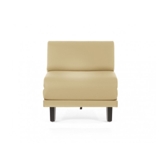 Fauteuil lit convertible 1 place sans accoudoirs-Lire la description
