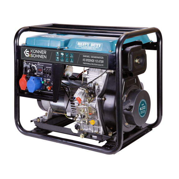 Dieselgenerator KS 8100HDE-1/3 ATSR (EURO V) Spannung, V 230/400 Max./nom. Leistung (230V), kW 5.5/5.0-Beschreibung lesen