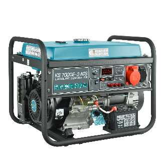 Benzingenerator KS 7000E-3 ATS Spannung 400V Maximale Leistung 5.5kW-Beschreibung lesen