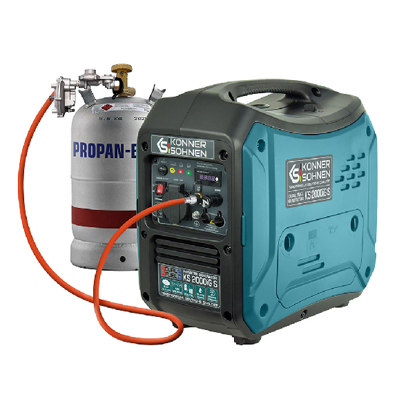 Benzin-Gas-Inverter-Generator KS 2000iG S Spannung, V 230 Maximale Leistung, kW 2.0-Beschreibung lesen