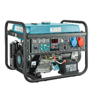 Benzingenerator KS 7000E 1/3 Spannung, V 230/400 Max./nom. Leistung (230V), kW 5.5/5.0-Beschreibung lesen