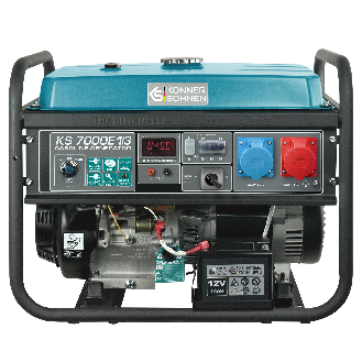 Benzingenerator KS 7000E 1/3 Spannung, V 230/400 Max./nom. Leistung (230V), kW 5.5/5.0-Beschreibung lesen
