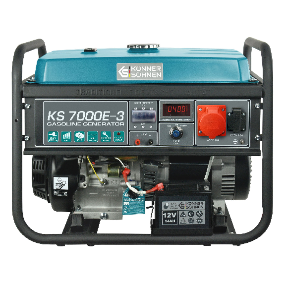 Benzingenerator KS 7000E-3-Beschreibung lesen