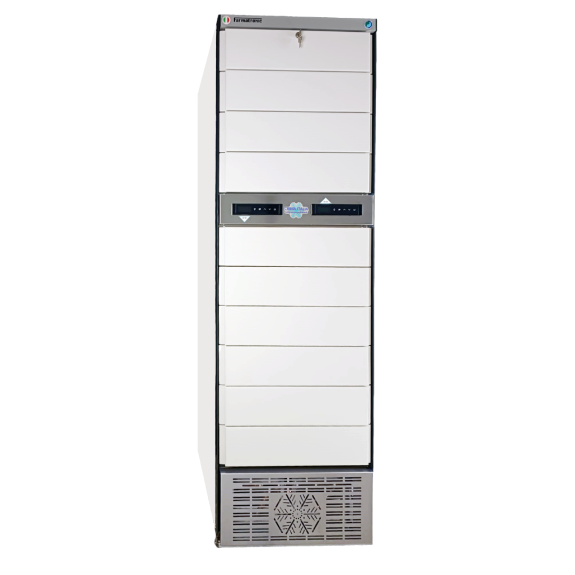 Cassettiera Refrigerata per Farmaci, due temperature positive, due motori indipendenti, 10 cassetti in alluminio, 220V-Leggi tutto
