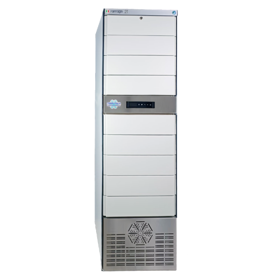 Cassettiera Refrigerata per Farmaci, due temperature positive, due motori indipendenti, 10 cassetti in alluminio, 220V-Leggi tutto