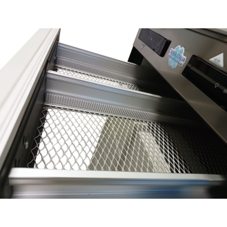 Cassettiera Refrigerata per Farmaci, due temperature positive, due motori indipendenti, 10 cassetti in alluminio, 220V-Leggi tutto