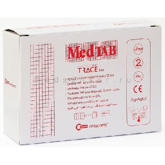 Electrodes ECG MEDTAB rouge (sachet de 10 plaquettes de 10)-Lire la description