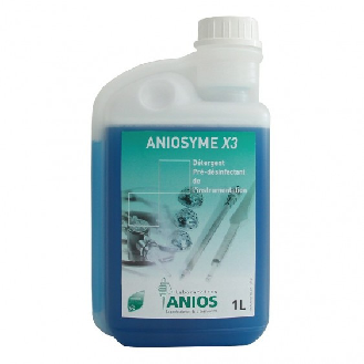 Détergent pour désinfection de l'instrumentation Aniosyme X3 1L-Lire la description
