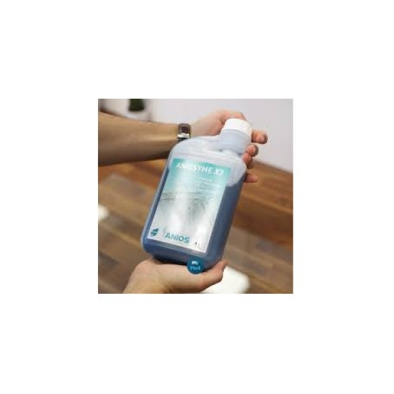 Détergent pour désinfection de l'instrumentation Aniosyme X3 1L-Lire la description