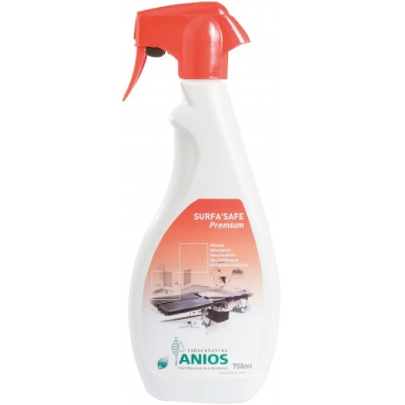 Désinfectant de surface spray mousse Surfa'safe Premium 750ml-Lire la description