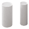 Embout carton Peak Flow enfant diamètre 22mm (sachet de 100)