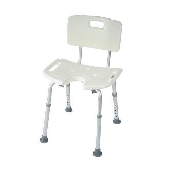 Chaise de douche avec découpe anatomique-Lire la description