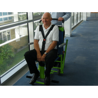 Chaise d'évacuation polyvalente et compacte-Lire la description
