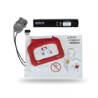 Électrodes + Batterie Physiocontrol Lifepak CR Plus-Lire la description