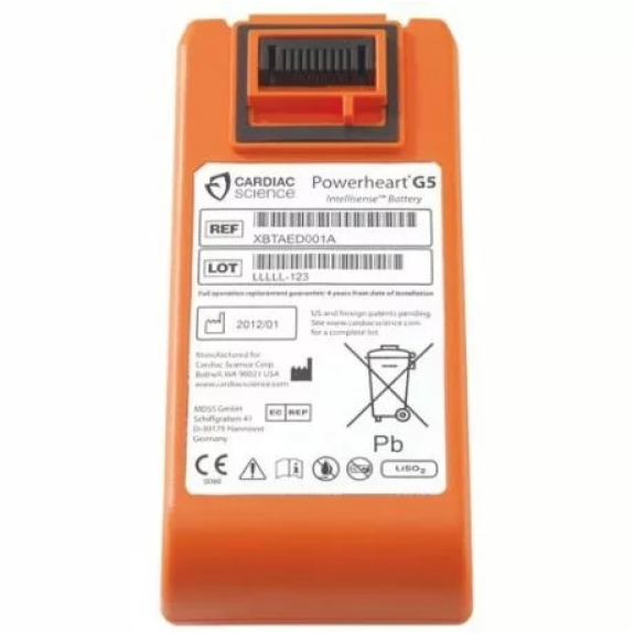 Batterie défibrillateur Cardiac Science Powerheart G5 Batterie défibrillateur Cardiac Science Powerheart G5-Lire la description