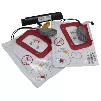 Double électrodes + Batterie Physiocontrol Lifepak CR Plus-Lire la description