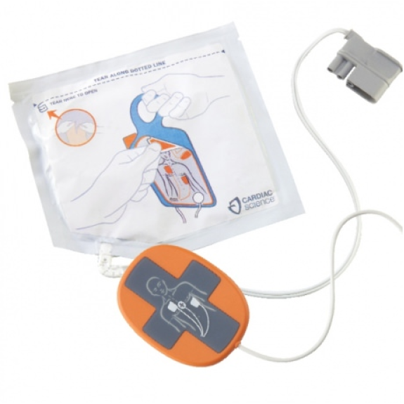Électrodes adultes CPRD Cardiac Science Powerheart G5-Lire la description