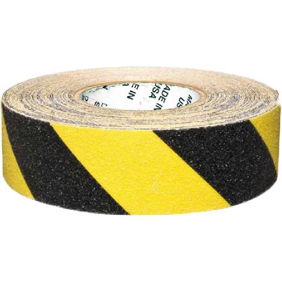 Revêtement antidérapant malléable Long=18,3m larg=25mm Jaune/Noir - 265.24.261 Revêtement antidérapant malléable Long=18,3m larg=25mm Jaune/Noir - 265.24.261-Lire la description