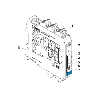 Amplificateur-séparateur NAMUR Ex-i 2 canaux - MACX MCR-EX-SL-2NAM-R-UP-SP-Lire la description