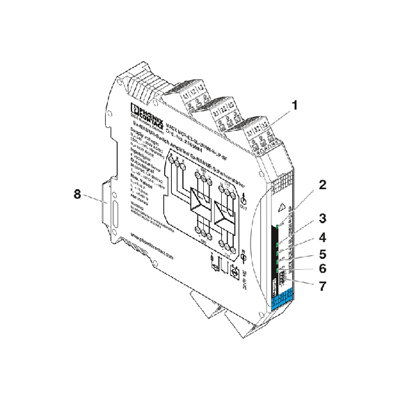 Amplificateur-séparateur NAMUR Ex-i 2 canaux - MACX MCR-EX-SL-2NAM-R-UP-SP Amplificateur-séparateur NAMUR Ex-i 2 canaux - MACX MCR-EX-SL-2NAM-R-UP-SP-Lire la description