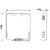 Bloc de commande de vanne Ex-i MACX MCR-EX-SL-SD-24-48-LP
