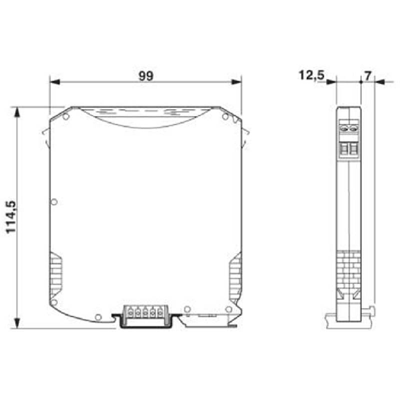 Bloc de commande de vanne Ex-i MACX MCR-EX-SL-SD-24-48-LP Bloc de commande de vanne Ex-i MACX MCR-EX-SL-SD-24-48-LP-Lire la description
