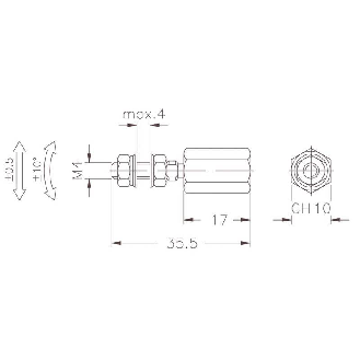 Rotule daccouplement pour PY/PA 1 - PKIT020-Lire la description