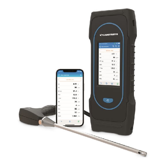 Analyseur de combustion O2, CO, NO, NO2 - Si-CA 230 Kit 4ND-Lire la description
