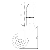 Roues pivotantes avec frein et fixation ø30x2/ø32x3/ø35x3 et 25x1,5 - 90502 Roues pivotantes avec frein et fixation ø30x2/ø32x3/ø35x3 et 25x1,5 - 90502