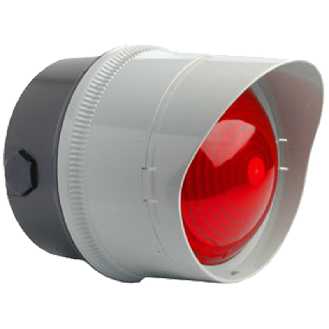 Feu trafic LED compact Orange 10-14 Vcc / 16-33 Vcc ø100 mm IP65 - O350HLED0242-Lire la description