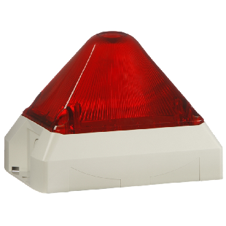Feu flash 5J pyramidal 115Vac Rouge IP66 - PBV220051153-Lire la description