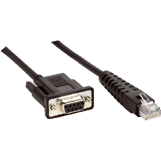 D-Sub Mâle Droit 9p/RJ45 Mâle; Câble plat 2 m (RS-232) - SIC6081865-Lire la description