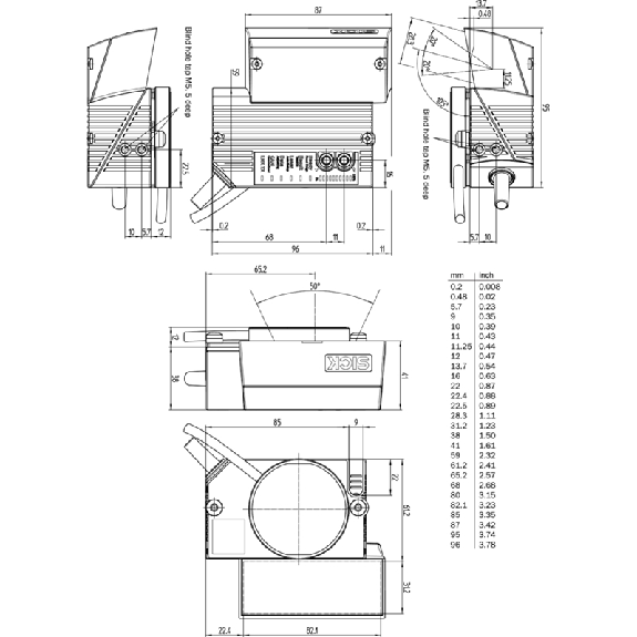 Lecteur de codes Linéaire, Autofocus, Miroir oscillant, Std Density - CLV650-6120F0 Lecteur de codes Linéaire, Autofocus, Miroir oscillant, Std Density - CLV650-6120F0-Lire la description