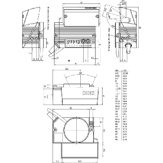 Lecteur de codes Linéaire, Autofocus, Miroir oscillant, Std Density - CLV650-6120F0-Lire la description