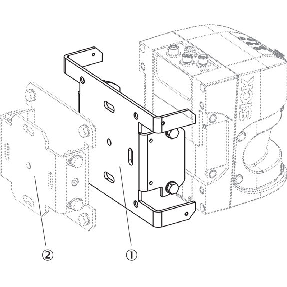 Équerre de fixation pour LMS5xx (pour mise à niveau) - SIC2059271 Équerre de fixation pour LMS5xx (pour mise à niveau) - SIC2059271-Lire la description